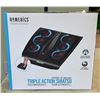 Image 2 : Group of 2 items - includes Homedics triple action shiatsu foot massager & Taylor glass digital scal