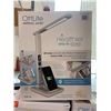 Image 2 : Group of 2 various colour Ottlite LED lamps w/wireless charger & Woozoo globe fan (store return(s))