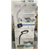 Image 2 : Group of 2 OFF! backyard mosquito lamps & 2 OttLite wireless charging LED lamp w/phone stand (store