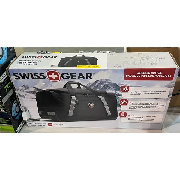 Swiss Gear wheeled duffel (store return(s))
