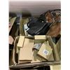 Image 2 : 3 Pallets of misc. - includes fog machine/dish tray/wet suits/portable monitors/rings/purses/wheel e