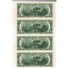 Image 4 : U.S. Commemorative Gallery $2 Bills 4 Uncut Bills