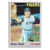 Image 1 : 1970 Topps Norm Cash Card #611