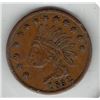 Image 1 : 1862 Civil War Store Token Very Rare in Mint Condition