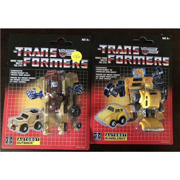 2 Transformer Autobot Outback & Bumblebee
