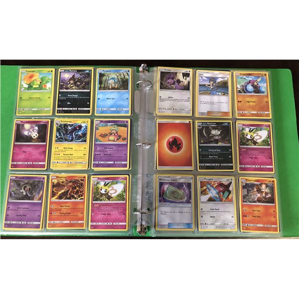 180 Pokeman cards in binder