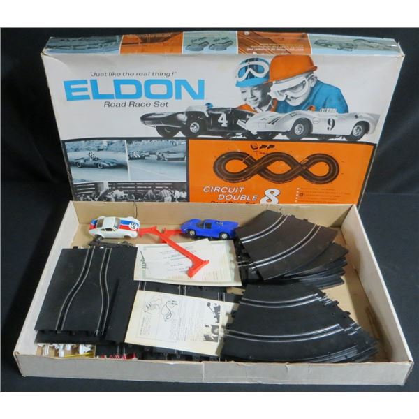 Vintage Eldon Circuit Double 8 Road Race Set