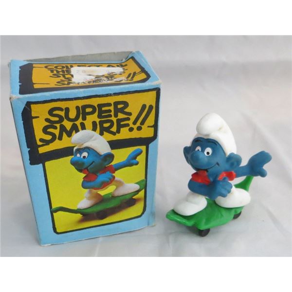 ANCIENNE FIGURINE SCHTROUMPFS Pouet Pouet Peyo Année 80 Deco EUR 19,90 - FR