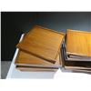 Image 2 : Qty 35 Square Wooden Trays 12"x12"x1"H