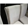 Image 8 : Qty 6 High Back Upholstered Chairs 19"x17"x40"H (needs cleaning)