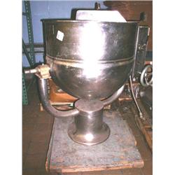 Tilting WHITEY Steam Kettle  45"H x 47"D