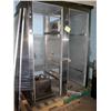 Image 4 : Lot of 3 Items, Dissassembled Cooler with Glass Doors 81"H x 61"W x 34"D and Very well used Piece of
