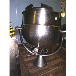 Tilting Steam Kettle 52"H  Bowl is 31" Diameter plus Gas Burner   29"H x 18"W x 21"D