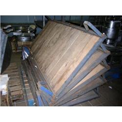 6 Risers made out of Steel and Wood 9"H x 72"W x 37"