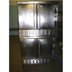 Zepharie Double Convection Oven 1 of Handles is broken, but included 72"H x 37"W x 37"D