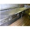 Image 1 : Stainless Steel Table with Sink 44"H x 148"W x 30"D with 5 Drawers Work Surface Height is 34"
