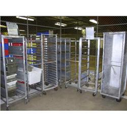 Lot of 7 Rollaround Carts