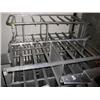 Image 3 : Lot of 10 aluminum risers, 12"H x 48"W x 48"D and 13 rolling racks appox 68" tall, 27" width, length