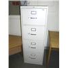 Image 3 : Lot of Office Furnishings: Wooden Lateral File Cabinet 40"H x 36"W x 21"L and metal file cabinets & 