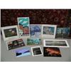 Image 1 : Lot of 9 shrink wrapped prints and 2 prints: shrinkwrapped print 96/100 "Our Land" by Carol Muncy;KH