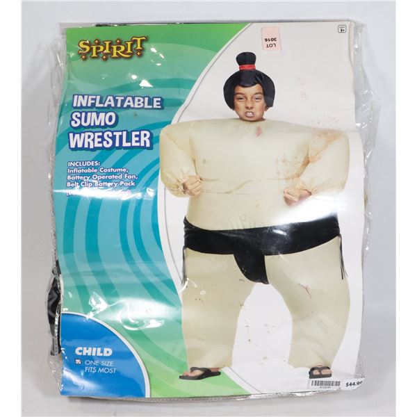 INFLATABLE SUMO WRESTLER KIDS COSTUME