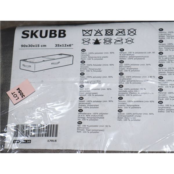 NEW IKEA SKUBB 35" X 12" X 6" UNDERBED STORAGE