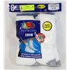 Image 1 : CREW WHITE SOCKS,12-16,PACK OF 6,FRUIT OF THE