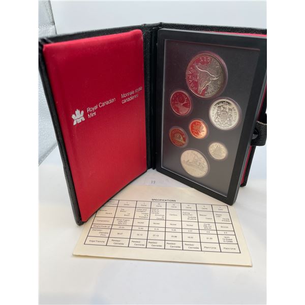 1982 Canadian Double Dollar Proof Set 23.33g 50% Silver
