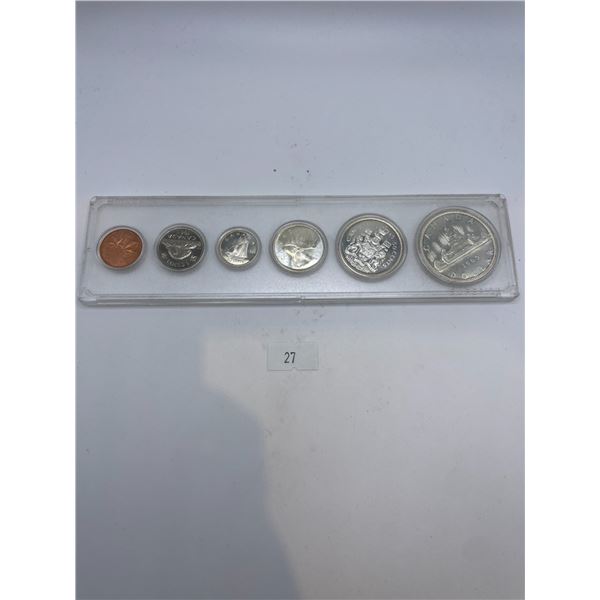 1965 Canadian Coin Set 43.1g 80% Silver