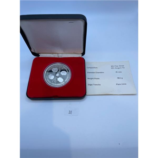 1952-1977 Canadian Governors General Coin 48.6g 925 Silver