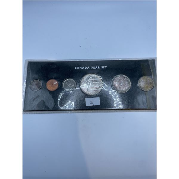 1967 Canadian Coin Set 43.1g 80% Silver