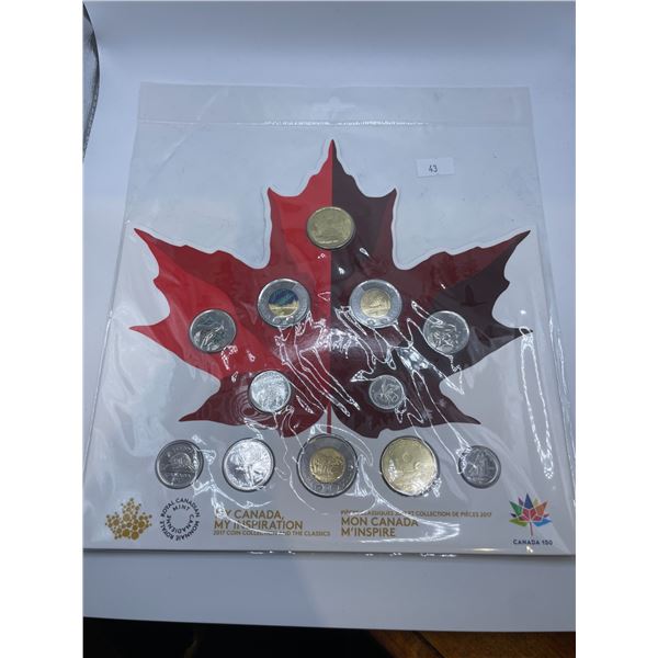 2017 Canadian Coin Collection "My Canada, My Inspiration"
