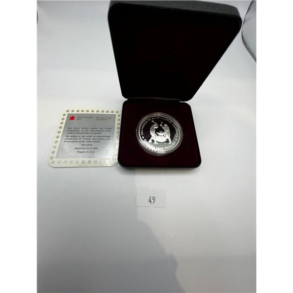 1988 Canada Saint-Maurice Ironworks 50% Proof Silver Dollar 23.30g