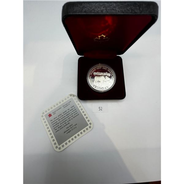 1985 Canada National Parks Proof Silver Dollar 50% 23.33g