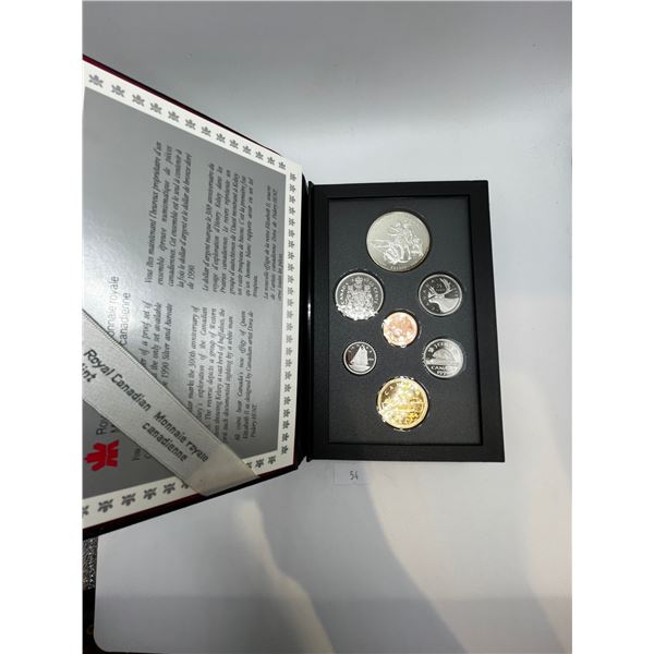 1990 Double Dollar Set 300th Anniv. of Henry Kelseys Ventures Into The Canadian West Proof Set