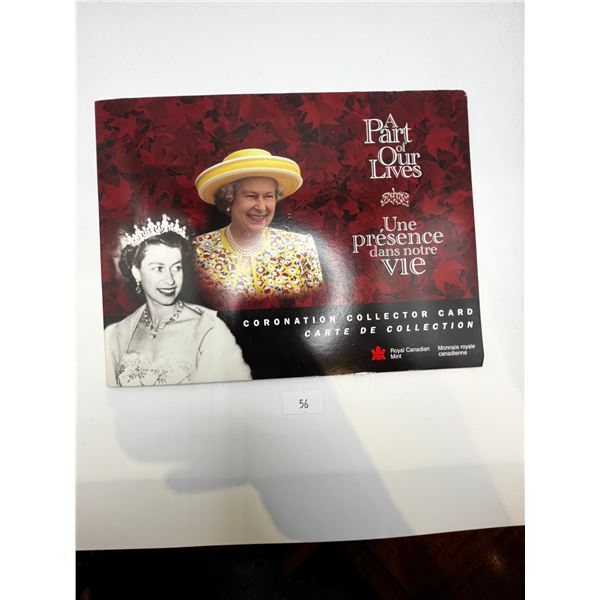 Coronation Collector Card Coin Set