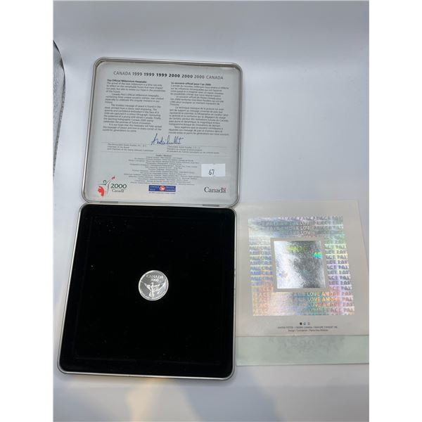The Official Millennium Keepsake Coin and Stamp Set
