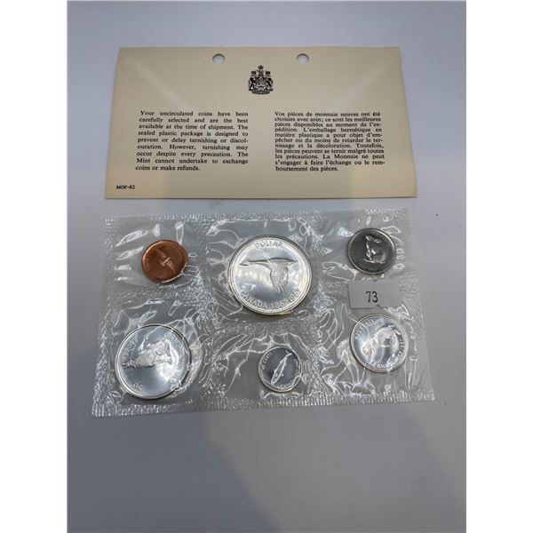 1967 Canadian Proof Set 43.1g 80% Silver