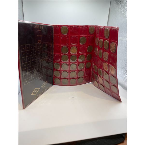 Partially Filled Canadian Penny Book 1921-1980