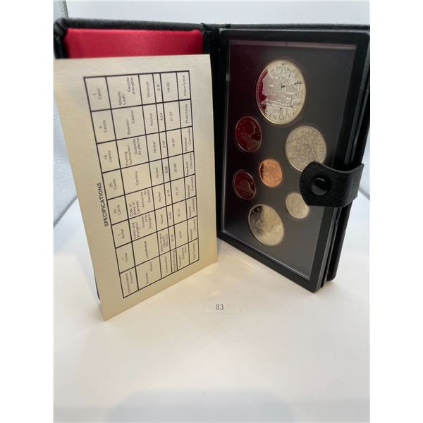 1981 Canadian Double Dollar Proof Set 23.33g 80% Silver