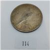 Image 2 : 1923D American Silver Peace Dollar