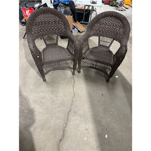 Patio chairs some wear