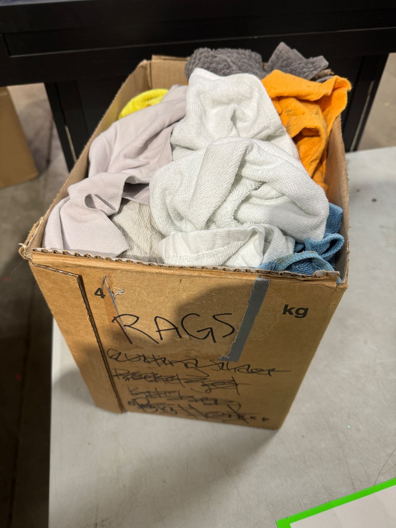 Box of rags