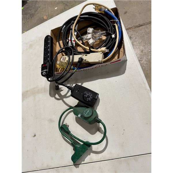 Timers, extension cord etc