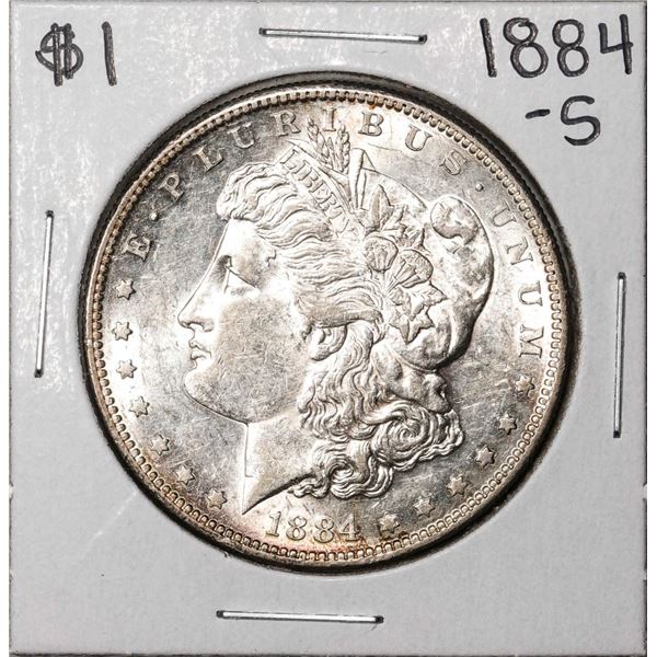 1884-S $1 Morgan Silver Dollar Coin