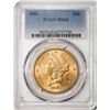 Image 1 : 1901 $20 Liberty Head Double Eagle Gold Coin PCGS MS62