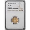 Image 1 : 2016 $5 American Gold Eagle Coin NGC MS70