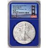 Image 1 : 2021(S) Type 1 $1 American Silver Eagle Coin NGC MS70 FDI San Francisco Blue Core