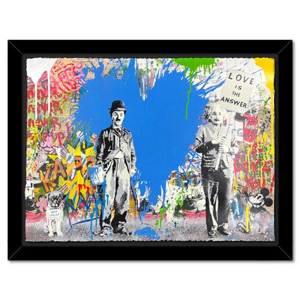 Mr. Brainwash "Juxtapose" Original Mixed Media on Paper