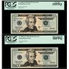 Image 1 : Lot of (2) 2004 $20 Federal Reserve STAR Notes PCGS Graded